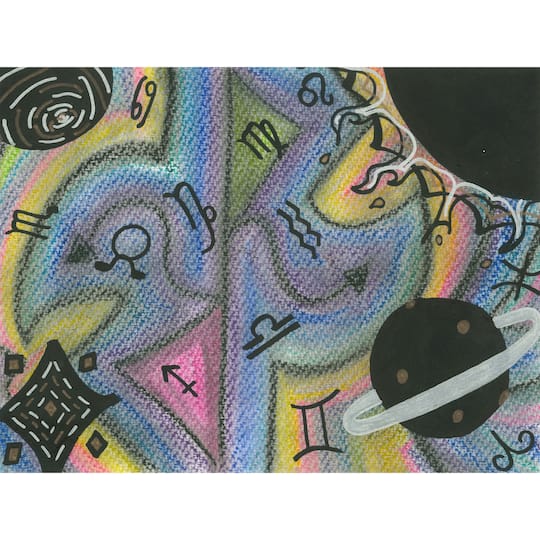 Sparkly Selections Astrological 40cm x 50cm Diamond Painting Kit, Round Diamonds